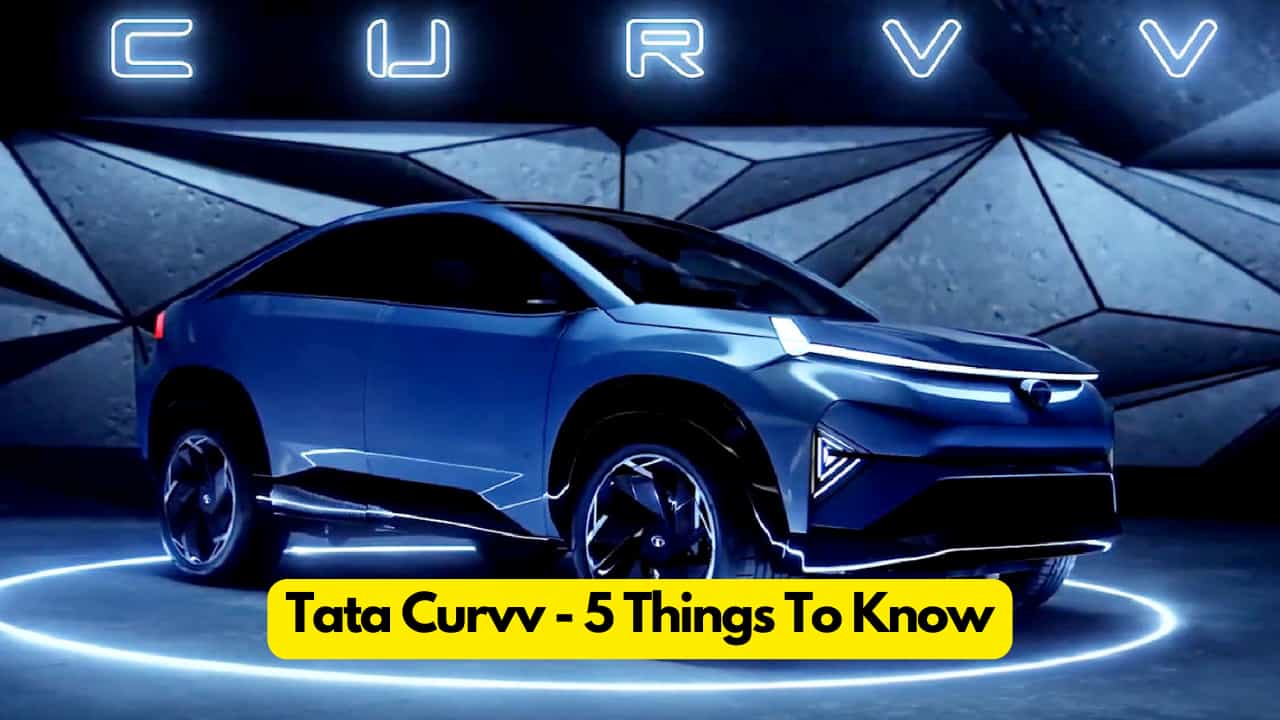 2024 Tata Curvv Coupe SUV 5 Things You Should Know